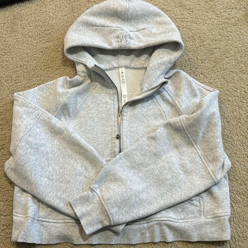 Lululemon Perfectly Oversized Cropped Scuba Hoodie